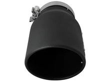 Load image into Gallery viewer, aFe MACHForce XP 5in 304 Stainless Steel Exhaust Tip 5 In x 7 Out x 12L in Bolt On Right - Black - Black Ops Auto Works