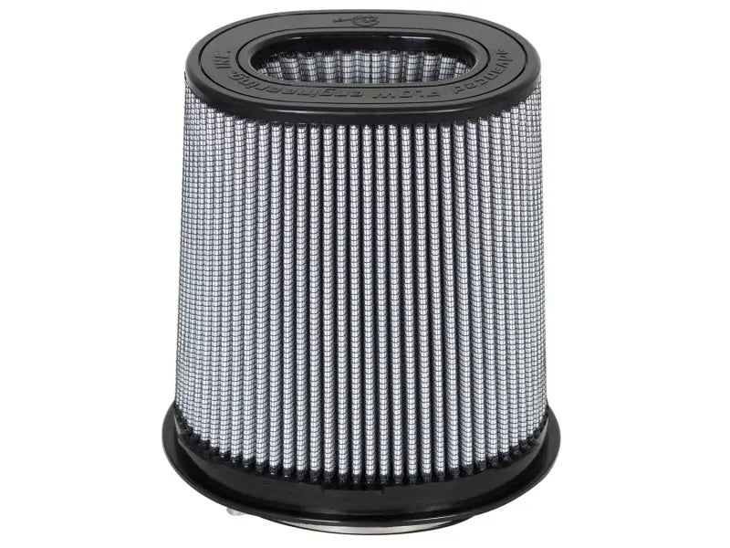 aFe Magnum FLOW Pro DRY S Air Filter 6.75x4.75 Flange 8.25x6.25 Base (Mt2) 7.25x5 Top 8.5 Height - Black Ops Auto Works