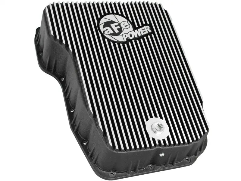 aFe Power Cover Trans Pan Machined COV Trans Pan Dodge Diesel Trucks 07.5-11 L6-6.7L (td) Machined - Black Ops Auto Works