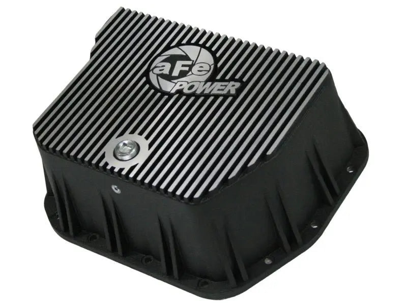 aFe Power Cover Trans Pan Machined COV Trans Pan Dodge Diesel Trucks 94-07 L6-5.9L (td) Machined - Black Ops Auto Works