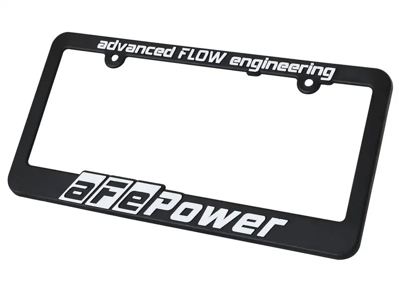 aFe Power Marketing Promotional PRM Frame License Plate: aFe Power - Black Ops Auto Works