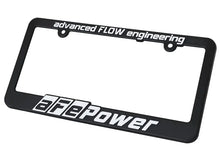Load image into Gallery viewer, aFe Power Marketing Promotional PRM Frame License Plate: aFe Power - Black Ops Auto Works