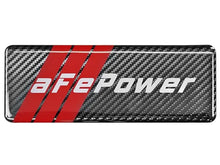 Load image into Gallery viewer, aFe POWER Motorsports Logo Urocal Carbon Fiber 1.86in x 5.12in - Black Ops Auto Works