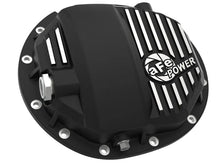 Load image into Gallery viewer, aFe Power Pro Series AAM 9.5/9.76 Rear Diff Cover Black w/Mach Fins 14-19 GM Silverado/Sierra 1500 - Black Ops Auto Works
