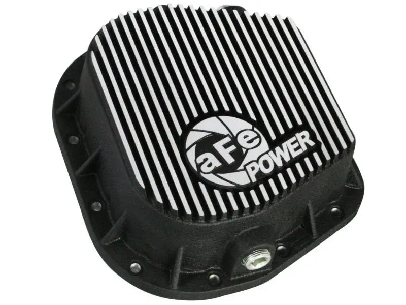 aFe Power Rear Differential Cover (Machined) 12 Bolt 9.75in 11-13 Ford F-150 EcoBoost V6 3.5L (TT) - Black Ops Auto Works
