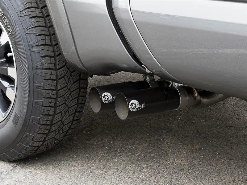 aFe POWER Rebel Series 2-1/2in 409 SS Cat Back Exhaust w/ Black Tips 16-17 Nissan Titan V8 5.6L - Black Ops Auto Works