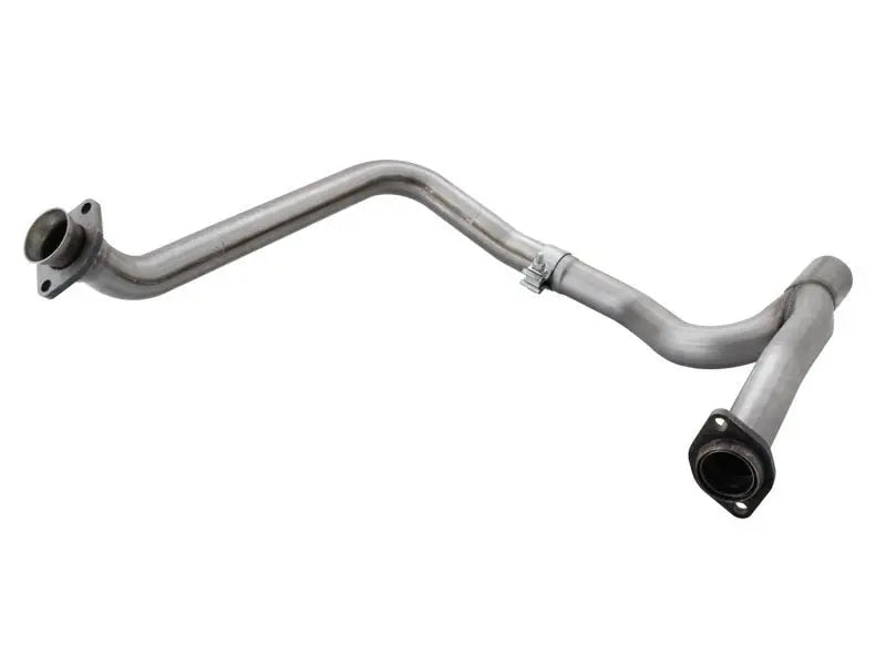 aFe Power Twisted Steel Y-Pipe Stainless Steel 2.5in 12-14 Jeep Wrangler V6 3.6L - Black Ops Auto Works