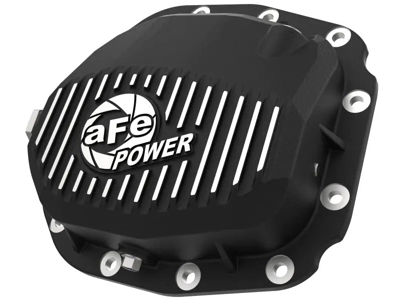 aFe Pro Series Rear Differential Cover Black w/ Fins 15-19 Ford F-150 (w/ Super 8.8 Rear Axles) - Black Ops Auto Works
