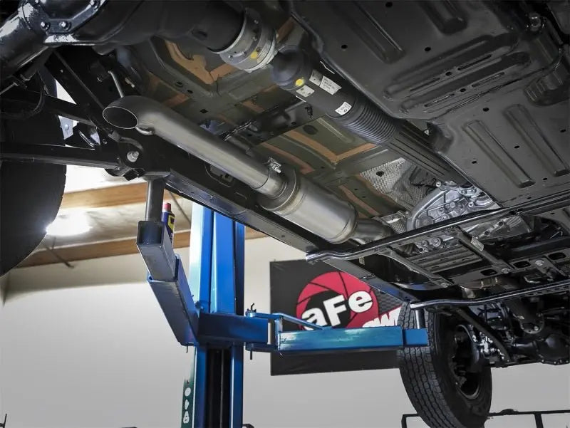 aFe Rock Duster 3in 409 SS Cat-Back Turn-Down Exhaust 2018+ Jeep Wrangler (JL) V6 3.6L - Black Ops Auto Works