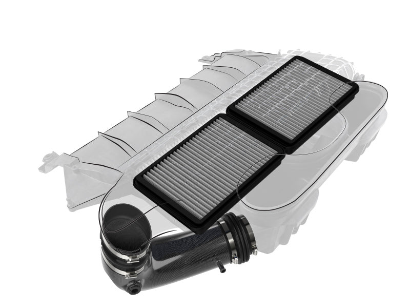 aFe Super Stock Carbon Fiber Pro Dry S Induction System 2021 RAM 1500 TRX V8-6.2L SC - Black Ops Auto Works