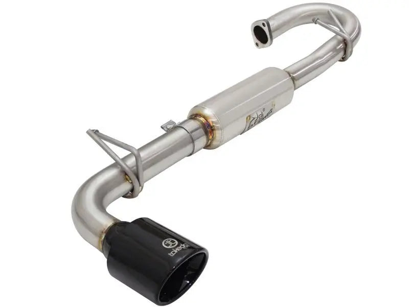 aFe Takeda 11-16 Scion TC 2.5L 2 1/4-2 1/2in Stainless Steel Axle-Back Exhaust w/Black Tip - Black Ops Auto Works