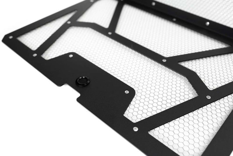 Agency Power 14-18 Polaris RZR XP 1000/XP Turbo Vented Engine Cover - Matte Black/Raw Alum. Mesh - Black Ops Auto Works