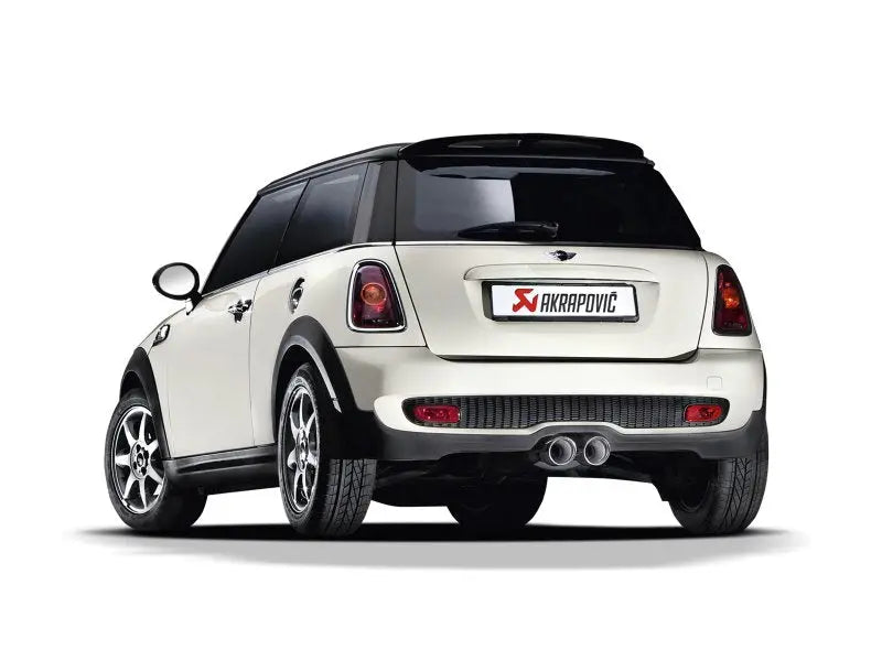 Akrapovic 07-14 MINI Cooper S (R56) / Cooper S Cabrio (R57) Evolution Line Cat Back (SS) (Req. Tips) - Black Ops Auto Works