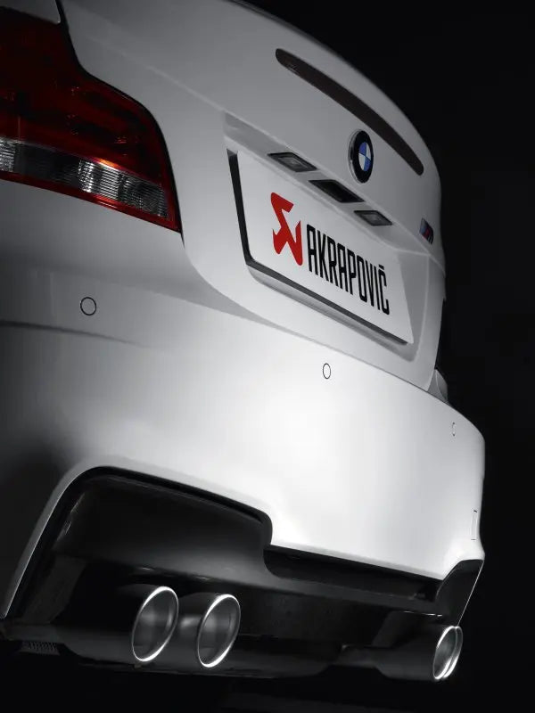 Akrapovic M-BM/T/4H 11-12 BMW 1 Series M Coupe (E82) Slip-On Line (Titanium) (Req. Tips) - Black Ops Auto Works