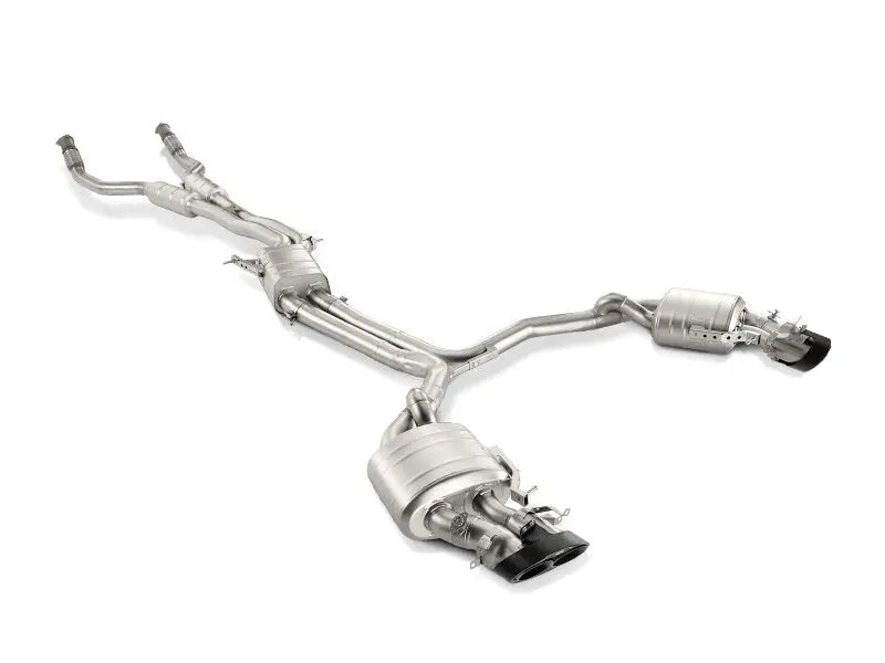 Akrapovic 14-17 Audi RS7 Sportback (C7) Evolution Line Cat Back (Titanium) w/ Carbon Tips - Black Ops Auto Works