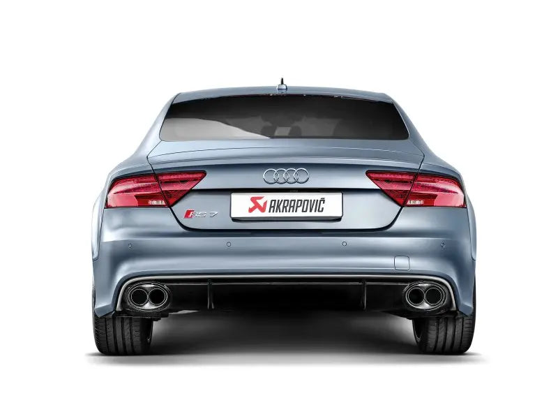 Akrapovic 14-17 Audi RS7 Sportback (C7) Evolution Line Cat Back (Titanium) w/ Carbon Tips - Black Ops Auto Works
