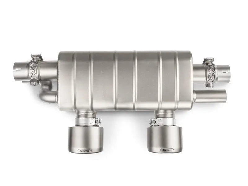 Akrapovic 16-17 Porsche 911 Carrera S/4/4S/GTS (991.2) Slip-On Line (Titanium) w/ Titanium Tips - Black Ops Auto Works