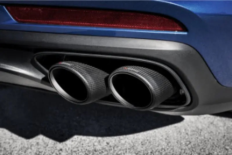 Akrapovic 17-18 Porsche Panamera Turbo Tail Pipe Set (Carbon) - Black Ops Auto Works