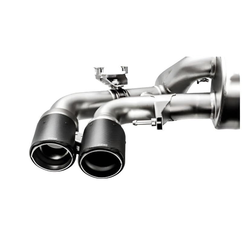 Akrapovic Akrapovic 18+ BMW M5 (F90) Evolution Tail Pipe Set (Carbon) w/ Red/White Akrapovic Logo