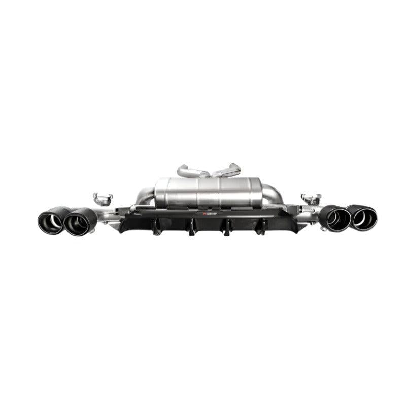 Akrapovic Akrapovic 18+ BMW M5 (F90) Rear Carbon Fiber Diffuser - High Gloss w/ Red/White Akrapovic Logo