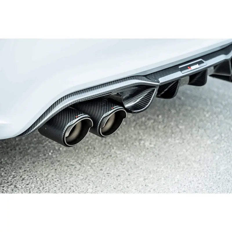 Akrapovic Akrapovic 2018+ BMW M2 Competition/M2 CS (F87N) Slip-On Line (Titanium) w/Carbon Fiber Tips