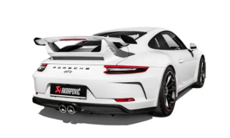 Akrapovic 2018 Porsche 911 GT3 (991.2) Slip-On Race Line (Titanium) w/o Tail Pipe Set - Black Ops Auto Works