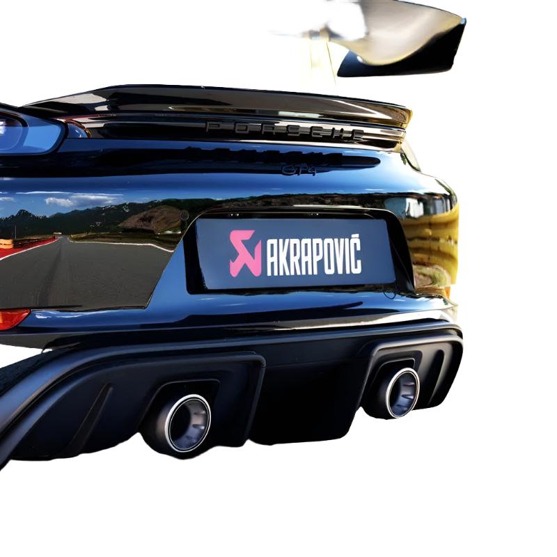Akrapovic Akrapovic 2020+ Porsche Cayman GT4 (718) Tail Pipe Set (Titanium)