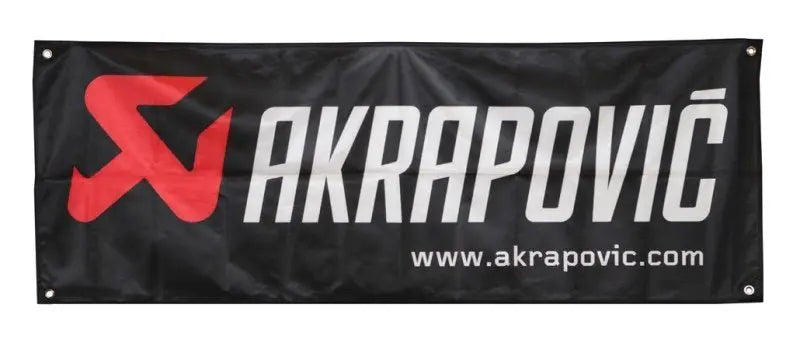 Akrapovic Flag size 140 X 52 - Black Ops Auto Works