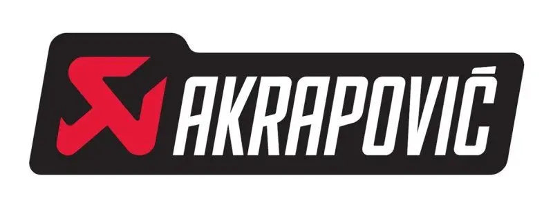Akrapovic Logo Sticker - Front Adhesive 40 X 11.5 cm - Black Ops Auto Works