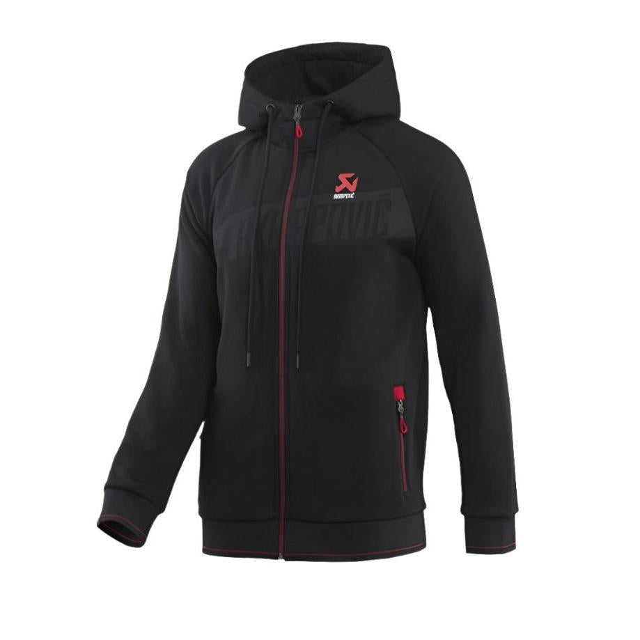 Akrapovic Akrapovic Mens Corpo Zip Hoodie Black - 2XL