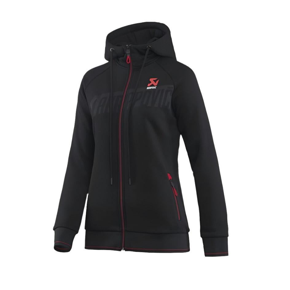 Akrapovic Akrapovic Womens Corpo Zip Hoodie Black - Small