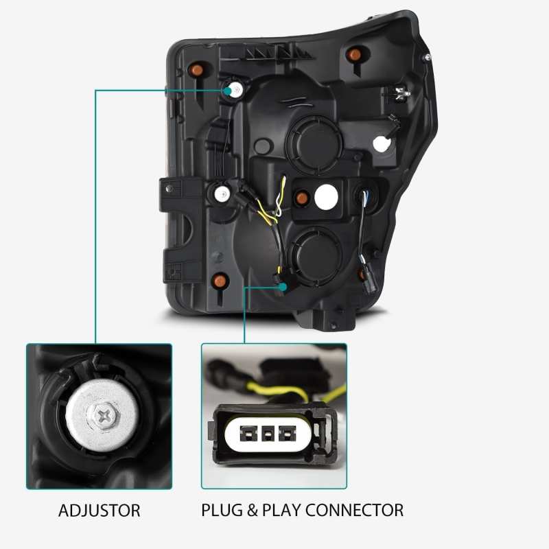 Product image 7 showing the AlphaRex headlights identified as ARX880141.