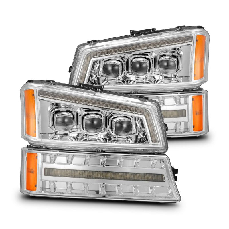 Product image 1 showing the AlphaRex headlights identified as ARX880255.