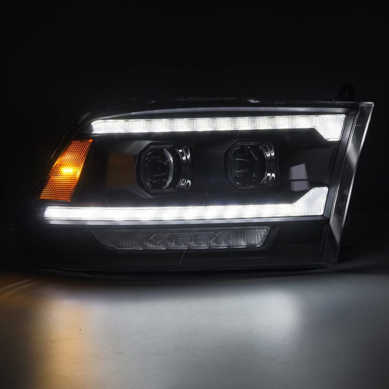 Product image 4 showing the AlphaRex headlights identified as ARX880558.