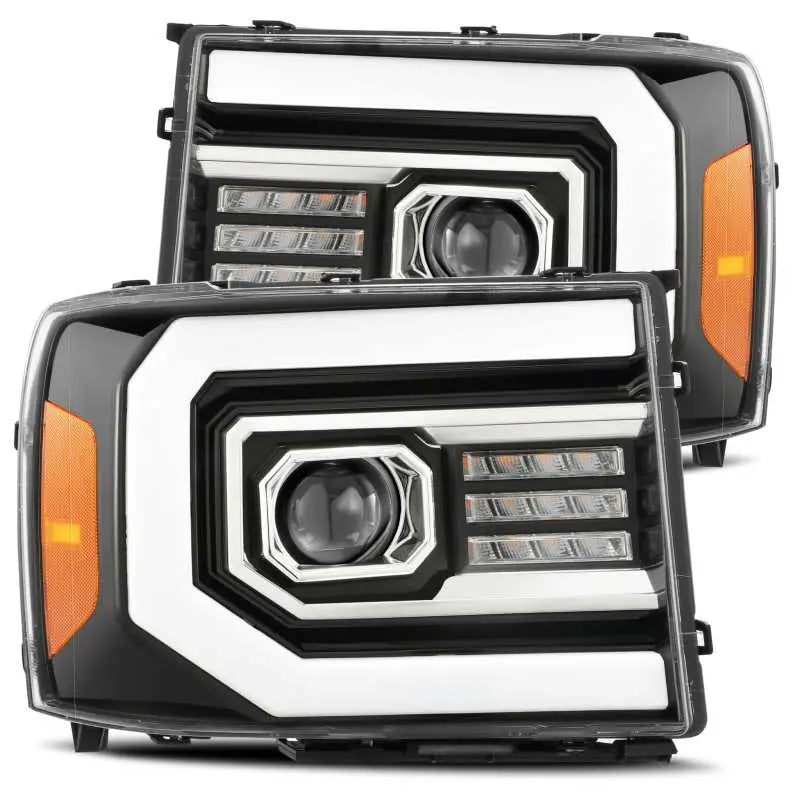 Product image 1 showing the AlphaRex headlights identified as ARX880605.