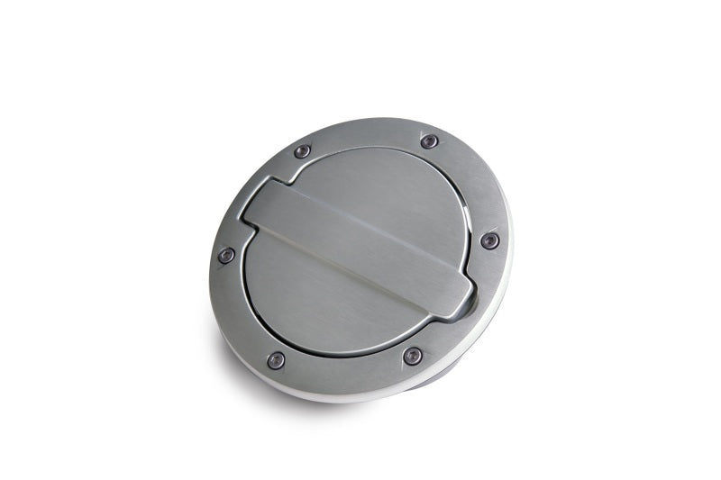 AMP Research 2007-2017 Jeep Wrangler JK 2/4 Door Fuel Door - Brushed - AMP Research 73000-00A