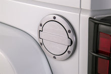 Load image into Gallery viewer, AMP Research 2007-2017 Jeep Wrangler JK 2/4 Door Fuel Door - Brushed - AMP Research 73000-00A