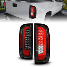 Load image into Gallery viewer, ANZO 15-21 GMC Canyon Full LED Taillights w/ Red Lightbar Black Housing/Clear Lens ANZO ANZ311434