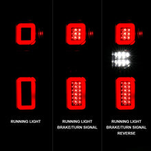 Load image into Gallery viewer, Anzo 19-21 Chevy Silverado Full LED Tailights Black Housing Clear Lens G2 (w/C Light Bars) ANZO ANZ311414