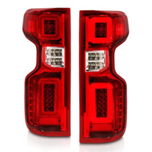 Load image into Gallery viewer, Anzo 19-21 Chevy Silverado Full LED Tailights Chrome Housing Red/Clear Lens G2 (w/C Light Bars) ANZO ANZ311416