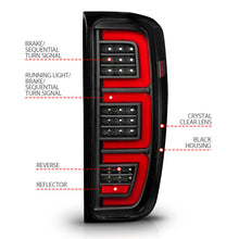 Load image into Gallery viewer, Anzo 19-23 GMC Sierra 1500/2500HD/3500HD Black Replacement Full LED Bar Tail Light ANZO ANZ311459