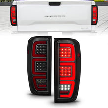 Load image into Gallery viewer, Anzo 19-23 GMC Sierra 1500/2500HD/3500HD Smoke Black Replacement Full LED Bar Tail Light ANZO ANZ311458