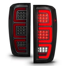 Load image into Gallery viewer, Anzo 19-23 GMC Sierra 1500/2500HD/3500HD Smoke Black Replacement Full LED Bar Tail Light ANZO ANZ311460