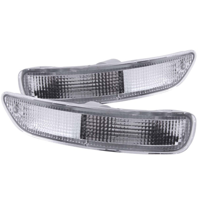 ANZO 1993-1997 Toyota Corolla Euro Parking Lights Chrome ANZO ANZ511017