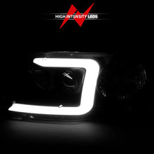 Load image into Gallery viewer, ANZO 1997-2003 Ford F-150 Projector Headlights w/ Light Bar Black Housing ANZO ANZ111503