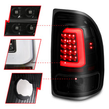 Load image into Gallery viewer, ANZO 1997-2004 Dodge Dakota LED Taillights Black Housing Smoke Lens Pair ANZO ANZ311348