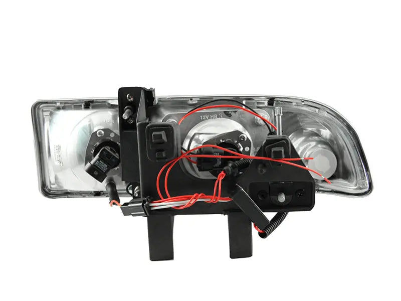 ANZO 1998-2005 Chevrolet S-10 Projector Headlights w/ Halo Black ANZO ANZ111015