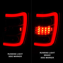 Load image into Gallery viewer, ANZO 1999-2004 Jeep Grand Cherokee LED Tail Lights w/ Light Bar Chrome Housing Red/Clear Lens ANZO ANZ311396