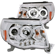 Load image into Gallery viewer, ANZO 2005-2011 Toyota Tacoma Projector Headlights w/ Halos Chrome ANZO ANZ121281