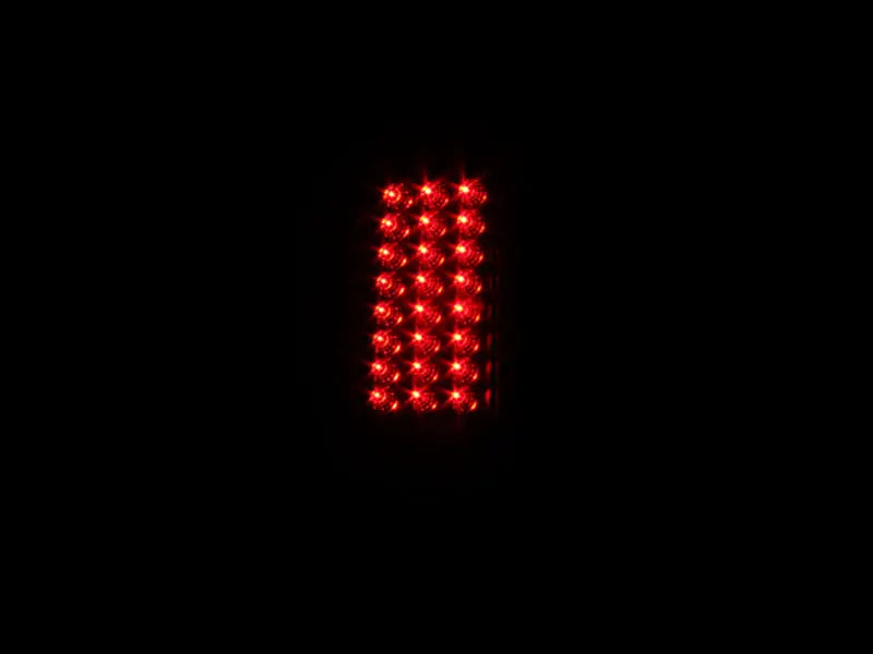 ANZO 2008-2015 Ford F-250 LED Taillights Black ANZO ANZ311127